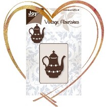 Embossing and cutting template: Teapot