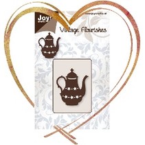 Embossing and cutting template: Teapot