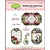 JUSTRITE AUS AMERIKA Justrite Shabby Chic etichetta Cling Stamp Set