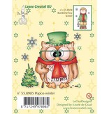 Leane Creatief - Lea'bilities Mini gjennomsiktige stempler, Stempel - Popco vinter