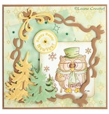 Leane Creatief - Lea'bilities Mini gjennomsiktige stempler, Stempel - Popco vinter