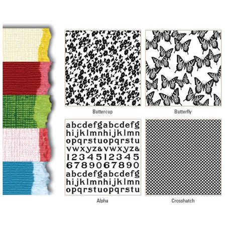 DESIGNER BLÖCKE  / DESIGNER PAPER Bloque diseñador, de primera calidad Colorcore cartulina