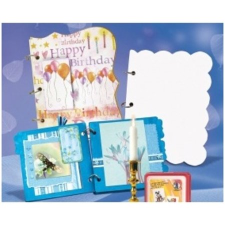 Scrapbooking ... Blank Album EP "Waves", 800 gr / m², 6 feuilles,