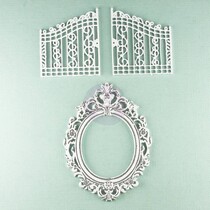 Harpiks, Shabby Chic, Utsmykning