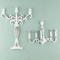 Prima - Metal Collection - Antique Candlesticks