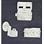Embellishments / Verzierungen Prima -Resin 3 Cameras
