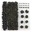 DEKOBAND / RIBBONS / RUBANS ... Poms & Flowers - Embellishment, pom poms and flowers set black