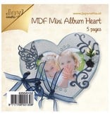 Joy!Crafts und JM Creation Handcraft Kits MDF, mini album Heart