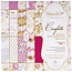 Papermania papier de bloc, 20,3 x 20,3 cm, Confetti