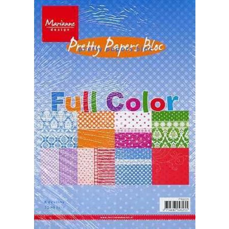 Marianne Design Bonito Papel Bloc, A5, full color