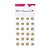 Embellishments / Verzierungen Carta Mania, scintillio brad, oro