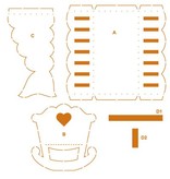 Dekoration Schachtel Gestalten / Boxe ... Packaging template stroller