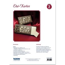 Kort kit for tre edel Etuikarten med instruksjoner