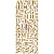 Prima Marketing und Petaloo Wood Veneer Alphabets Dark, holzes Alfabet