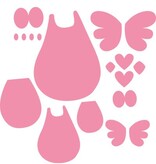 Marianne Design Stempling og preging mappe, Owl