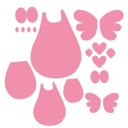 Marianne Design Stempling og preging mappe, Owl
