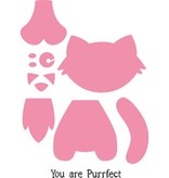Marianne Design Stampaggio e la cartella goffratura, gatto