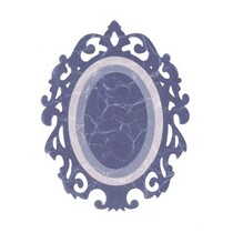 Framelits Set con 3 modelli, Ovale Bordi w / Ornate