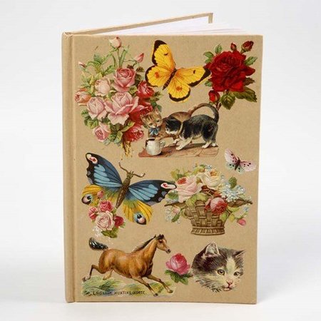 Objekten zum Dekorieren / objects for decorating Notebook, A6 10,5x15 cm, 1 stk