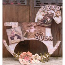 Nederlandse DooBaDoo, Hobbelpaard, 206x189mm