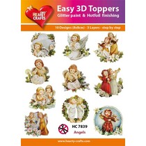 10 temmelig prægede og Glitter Chipboard motiver!