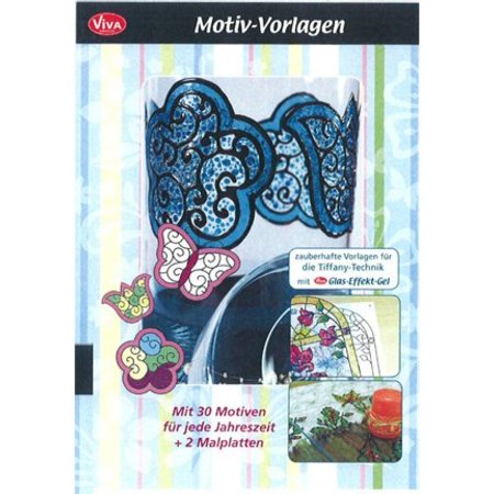 Viva Dekor und My paperworld Magic sjablonen voor de Tiffany techniek