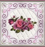 Yvonne Creations Punching and embossing templates: Trellis frame