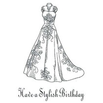 Rubber stamp, Creative Expressions, single - Viennese Set