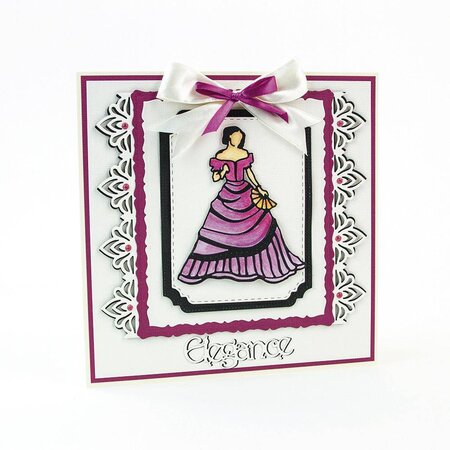 TONIC Stanzschablonen: Elegante Vintage Lady