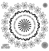 Sizzix Framelits + pugno, Circles & Tag