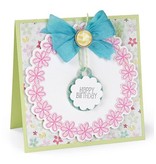 Sizzix Framelits + pugno, Circles & Tag