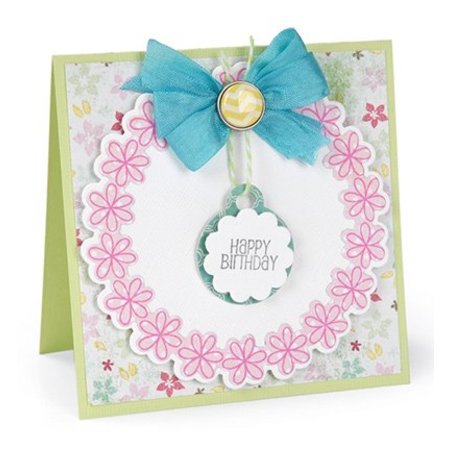 Sizzix Framelits + pugno, Circles & Tag