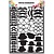 Dutch DooBaDoo Kaarttype - Nederlandse Paper Art Zwarte Snorren