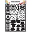 Dutch DooBaDoo Kaarttype - Nederlandse Paper Art Zwarte Snorren