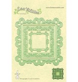 Leane Creatief - Lea'bilities Estampagem e gravação estênceis, estêncil Múltiplos, Frames retângulo