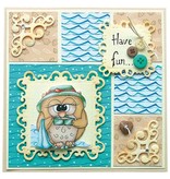 Leane Creatief - Lea'bilities Estampagem e gravação estênceis, estêncil Múltiplos, Frames retângulo