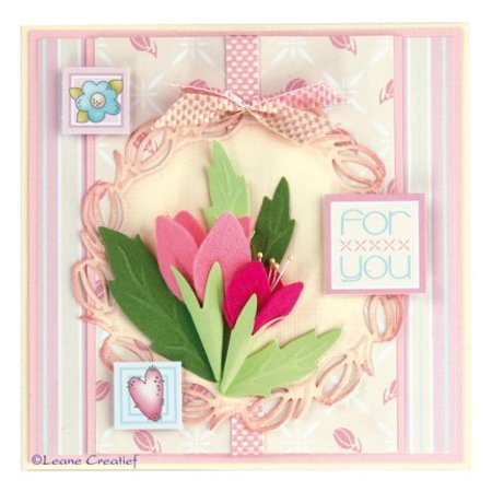 Leane Creatief - Lea'bilities Stampaggio e goffratura stencil, stencil Multi, cornici ovali