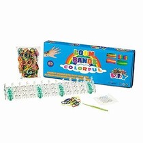 Loom bands Starter Set, ondoorzichtig, 528 onderdelen