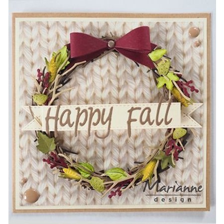 Marianne Design Cutting & Embossing Templates: Wreath