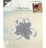 Joy!Crafts modello di punzonatura: Agrifoglio con le bacche