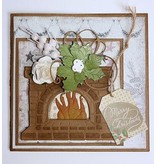 Joy!Crafts modello di punzonatura: Agrifoglio con le bacche