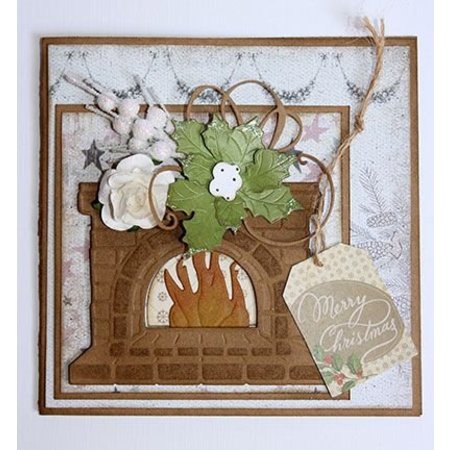 Joy!Crafts Stamping template: Holly with berries