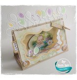 Stamping template: Party balloons