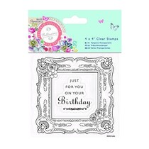 Transparant stempel, Vintage frame