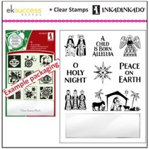 Transparent Stempel, Weihnachtsmotive inklusive kleine Acrylblock!