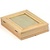 Objekten zum Dekorieren / objects for decorating Wooden box flat with picture frame + 1 sheet picture frame with metallic gold effect!
