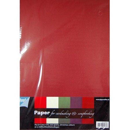 DESIGNER BLÖCKE  / DESIGNER PAPER A4-papir med SET 25 ark i varme farver, 200 g !!