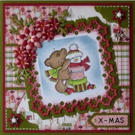 Nellie snellen Nellie Snellen Clear stamps, Christmas Scene
