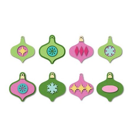 Sizzix Corte y estampado en relieve plantillas Sizzix: Bolas de Navidad