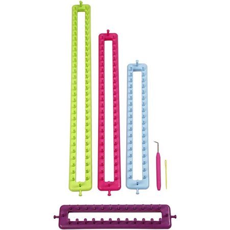 BASTELZUBEHÖR / CRAFT ACCESSORIES LETZTES ANGEBOT: Strickrahmen, L: 25-35-45-55 cm, 1 Set